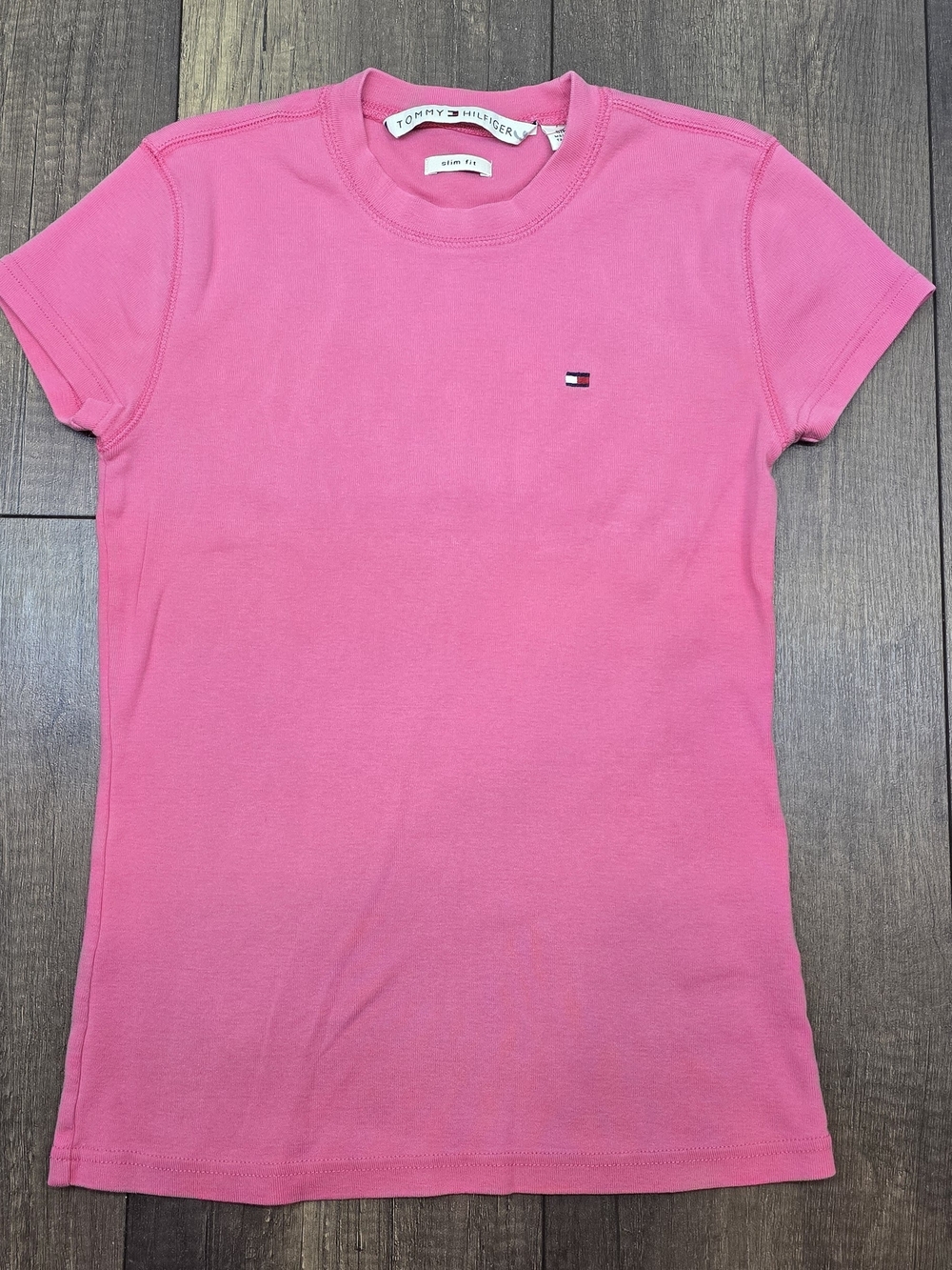 Tommy Hilfiger Pink Crewneck Short Sleeve Tee